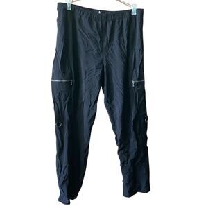 Elastic Waist Scrub Pants 2X Pocket Durable Medical Dental Plus Size Grunge